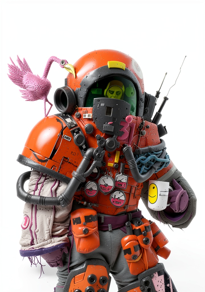 Product front view showing all components