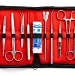 Advanced Dissection Kit Biology Lab Anatomy Dissecting Set with Stainless Steel Scalpel Knife Handle Blades for Medical Students and Veterinary by Cynamed (22 Pcs)-0