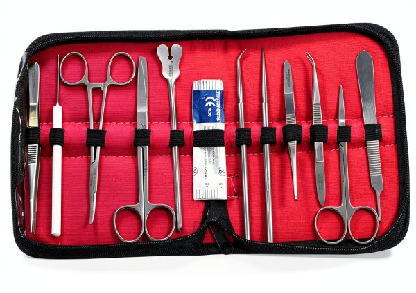 Student Dissecting Set 13-Piece Stainless Steel with Case Cynamed-8