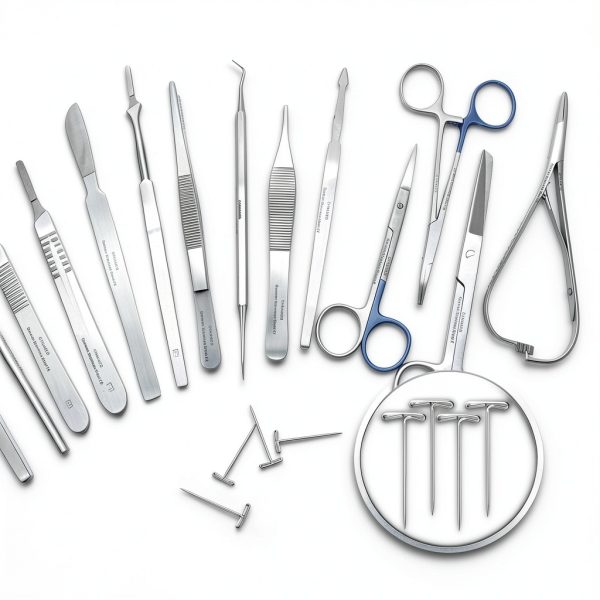 Dissection Kit 20Pcs by Surgical Design Steel Scalpel Kit Students-4