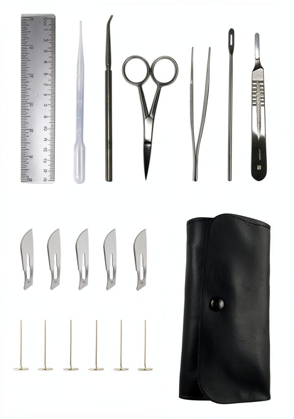 Dissecting Kit 19-Piece Dunrite Instruments Stainless Steel Tools-0