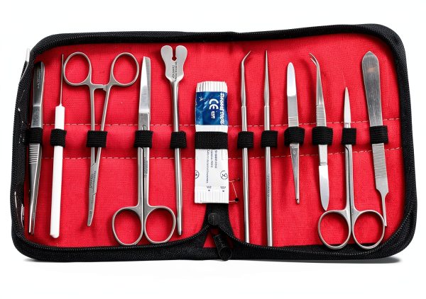 Student Dissecting Set 13-Piece Stainless Steel with Case Cynamed-4