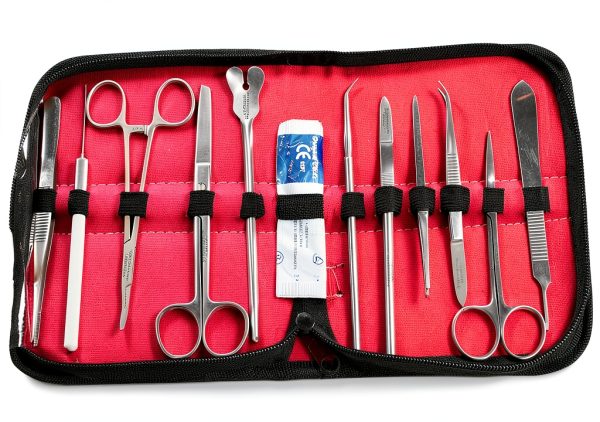 Student Dissecting Set 13-Piece Stainless Steel with Case Cynamed-3