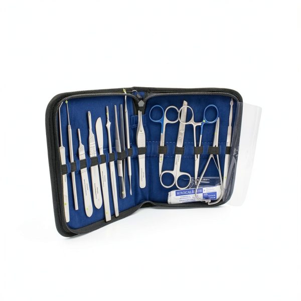 Dissection Kit 20Pcs by Surgical Design Steel Scalpel Kit Students-2