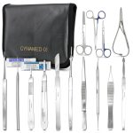 Dissection Kit 20Pcs by Surgical Design Steel Scalpel Kit Students-0