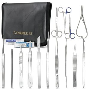 Dissection Kit 20Pcs by Surgical Design Steel Scalpel Kit Students-0