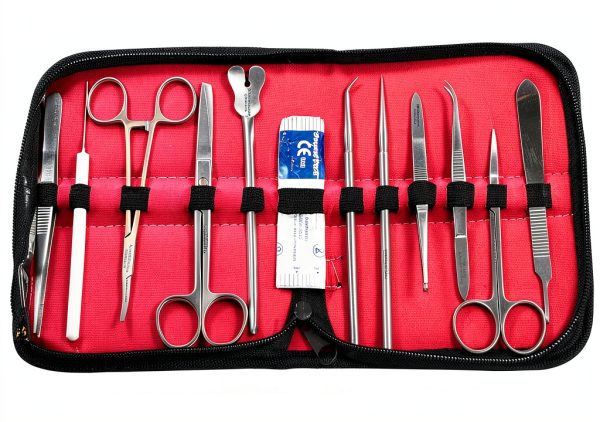 Student Dissecting Set 13-Piece Stainless Steel with Case Cynamed-1