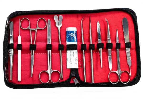 Student Dissecting Set 13-Piece Stainless Steel with Case Cynamed-6