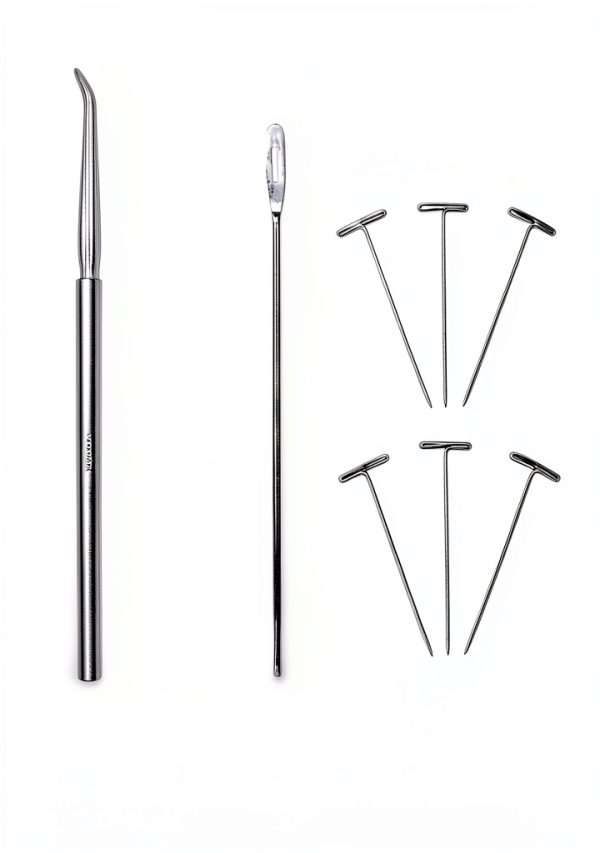 18 Piece Dissecting Kit Including Scissors, Forceps, Scalpel, and Probe in Disposable Plastic Bag for Anatomy Lab, Biology, Medical Students, and General Dissection-2