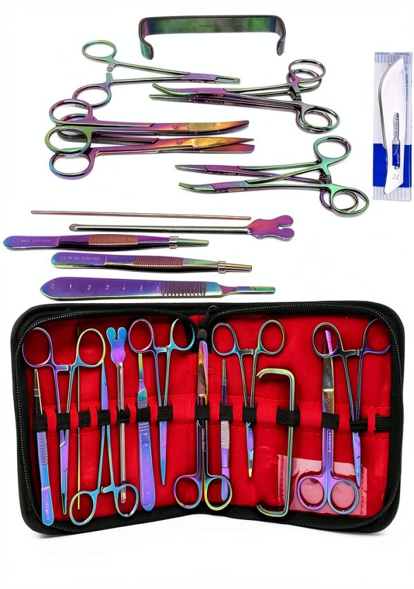 Advanced Dissection Kit 23PC Multi Color Stainless Steel by A2ZSCILAB-0