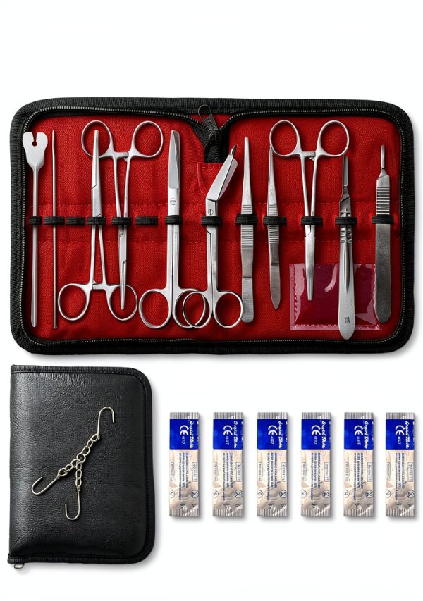 Student Minor Training Surgical Kit GULMAG 18 PCS Stainless Steel-0
